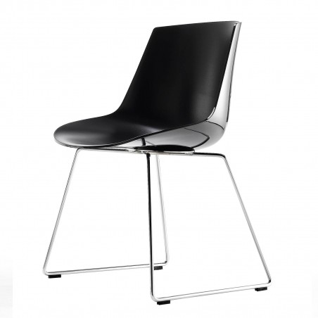 MDF Italia - Flow Chair avec traîneau