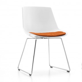 MDF Italia - Flow Chair avec traîneau