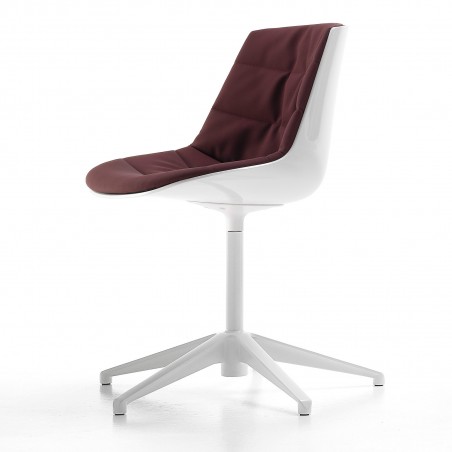 MDF Italia - Flow Chair 5 Point Star Base on Castors
