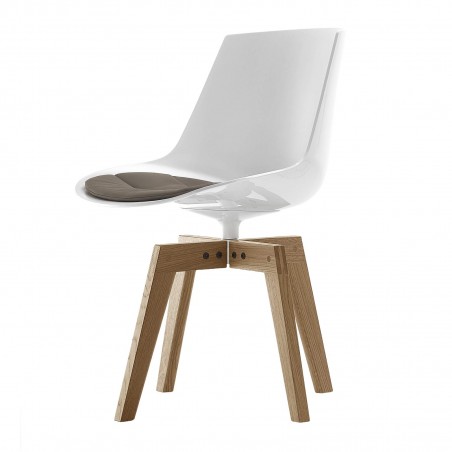 MDF Italia - Flow Chair Chaise 4 Pieds