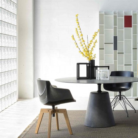 MDF Italia - Flow Chair Chaise 4 Pieds