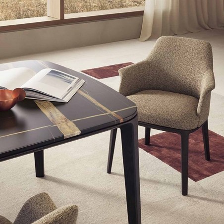 Poliform - Sedia Sophie con braccioli
