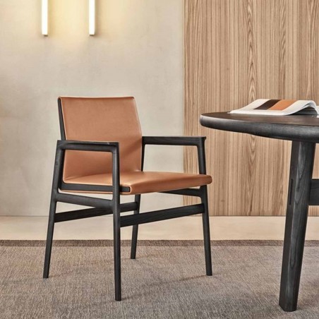 Poliform - Chaise Ipanema avec accoudoirs