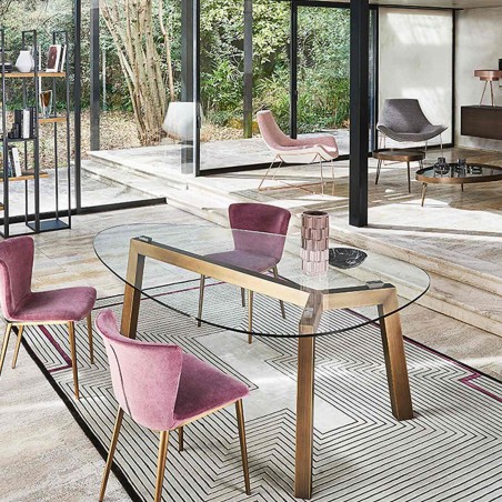 Riflessi - Treble Glass or Ceramics Table