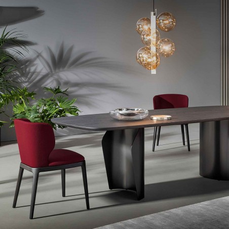 Bonaldo - Table Flame en Marbre L 280 x P 115 cm