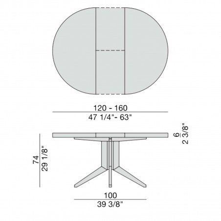Porada - Bryant Extendable Table