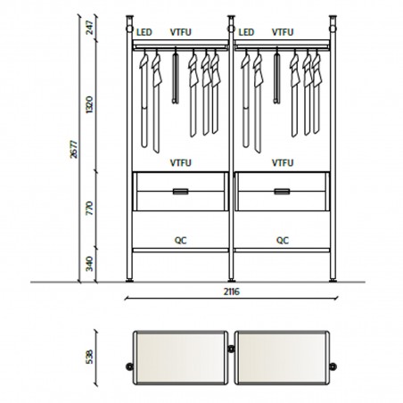 Molteni&C - Hector Night Wardrobe