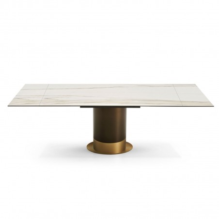 Eforma - Cilindro Tavolo Allungabile - Piano in Ceramica