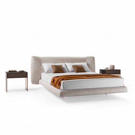 Lago - Bed in Lit avec Pieds