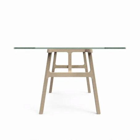 Kristalia - Bottega Table Rectangulaire - Plateau en Verre