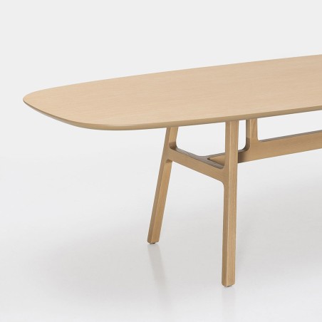 Kristalia - Bottega Oval Table - Wood Top