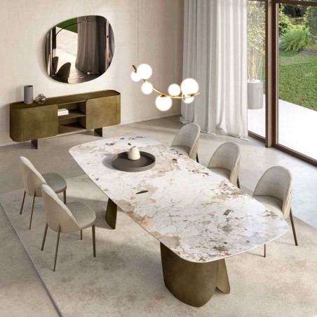 Eforma - Perla Tavolo - Plateau Céramique