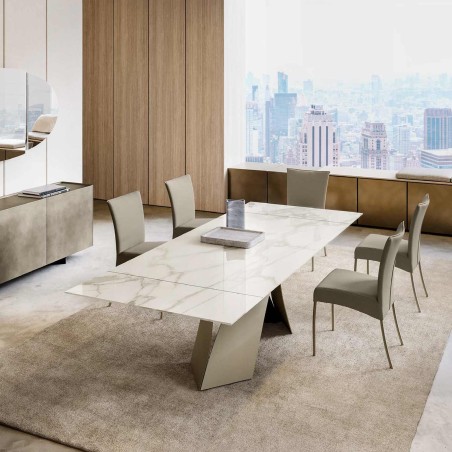 Eforma - Twist Extendable Table - Ceramics Top