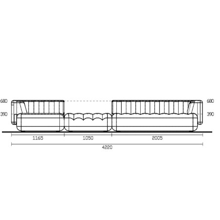 Lago - Hero Angular Sofa - Lago