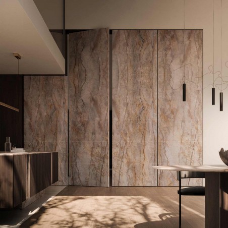 Modulnova - Vertical + Bilico Pietra + Glass Cuisine