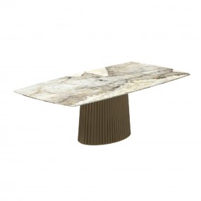 Riflessi - Enea Tavolo a Botte - Piano Ceramica
