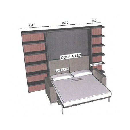 Clei - Tonale Sofa with Hideway Bed
