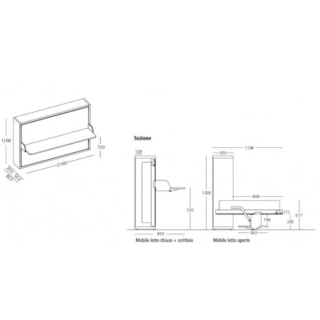 Clei - Kali Retractable Bed with Desk