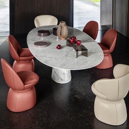 Poltrona Frau - Mesa Ellipse Marble Table