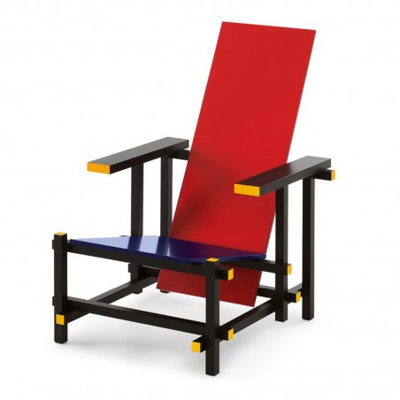 Cassina - Chaise Red and Blue