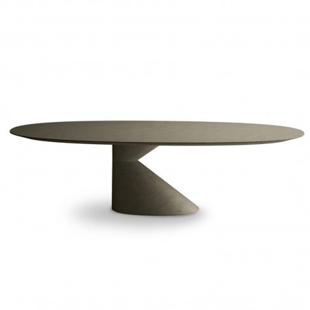 Lago - Chapeau Resin Oval Table